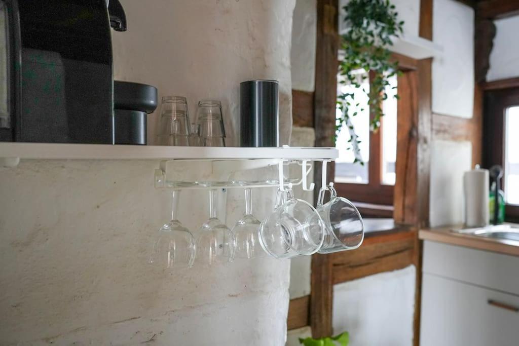 Charmante Fachwerk Wohnung Mit Terrasse In Der Altstadt 코블렌츠 외부 사진